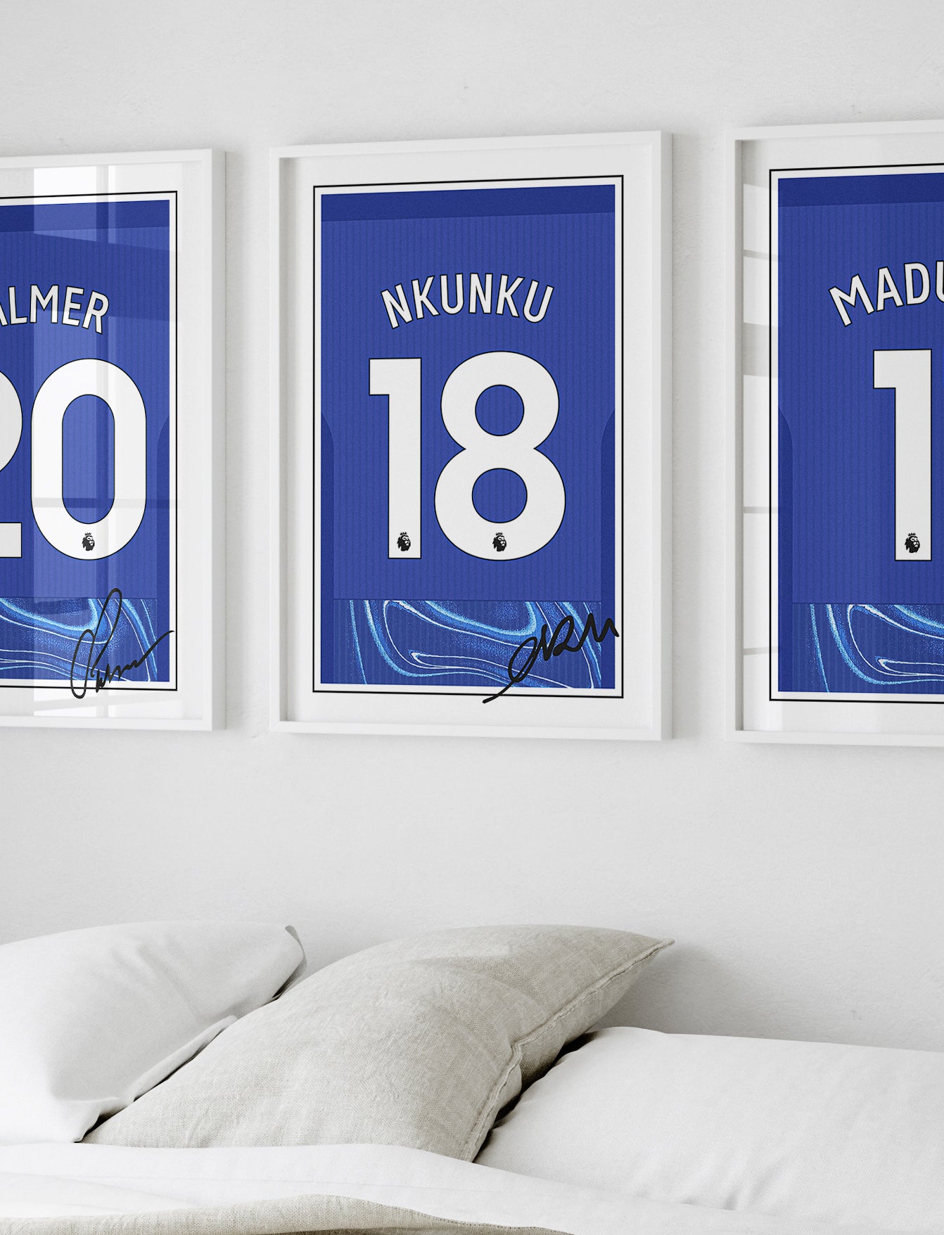 Christopher Nkunku 24/25 Chelsea Home Shirt Poster