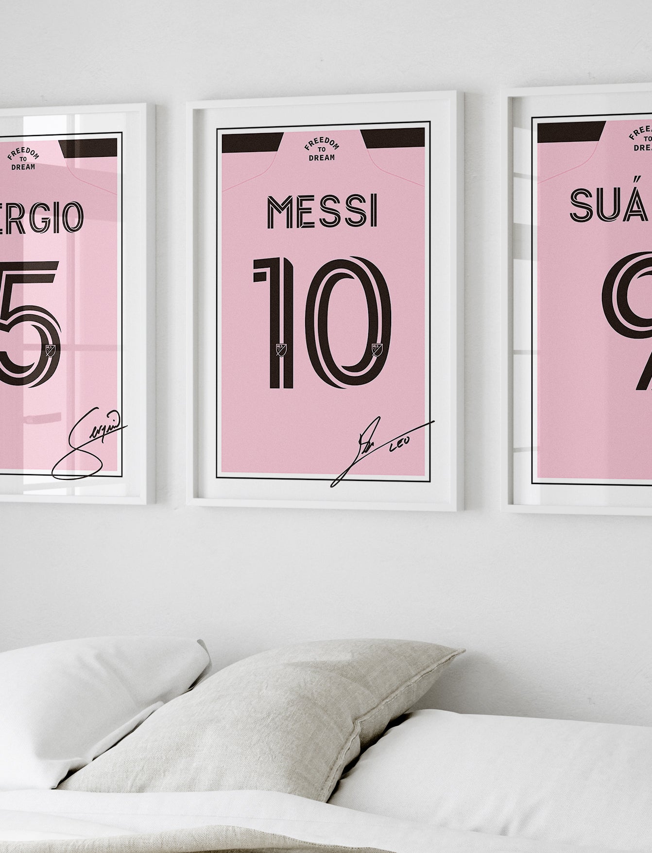 Lionel Messi 24/25 Inter Miami Home Shirt Poster