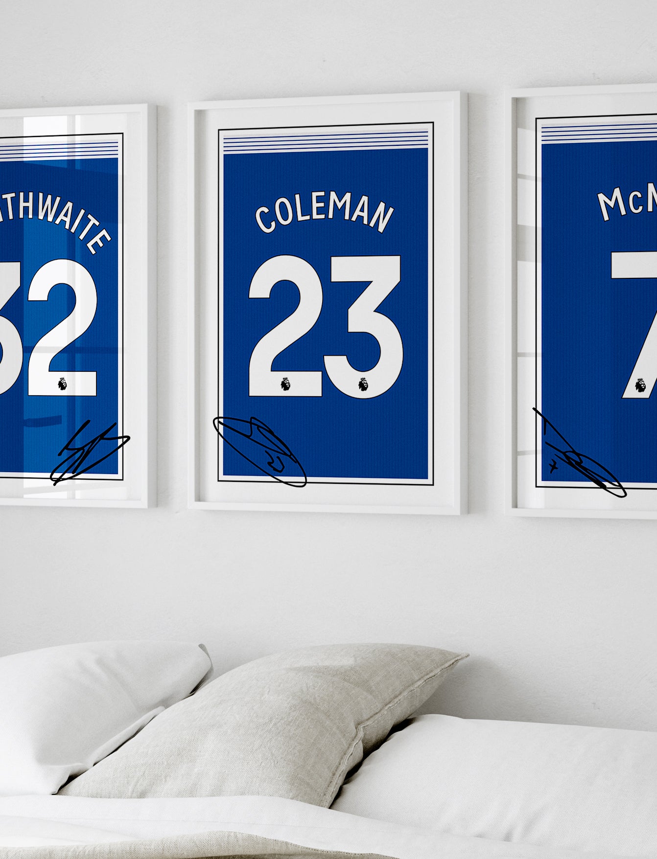 Seamus Coleman 24/25 Everton Home Shirt Poster