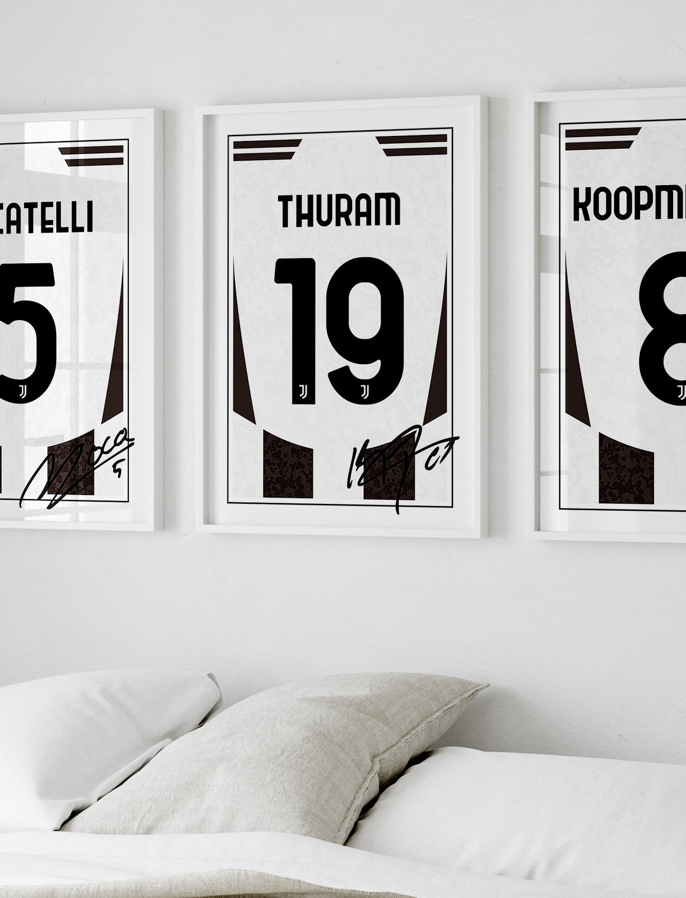 Khephren Thuram 24/25 Juventus Home Shirt Poster