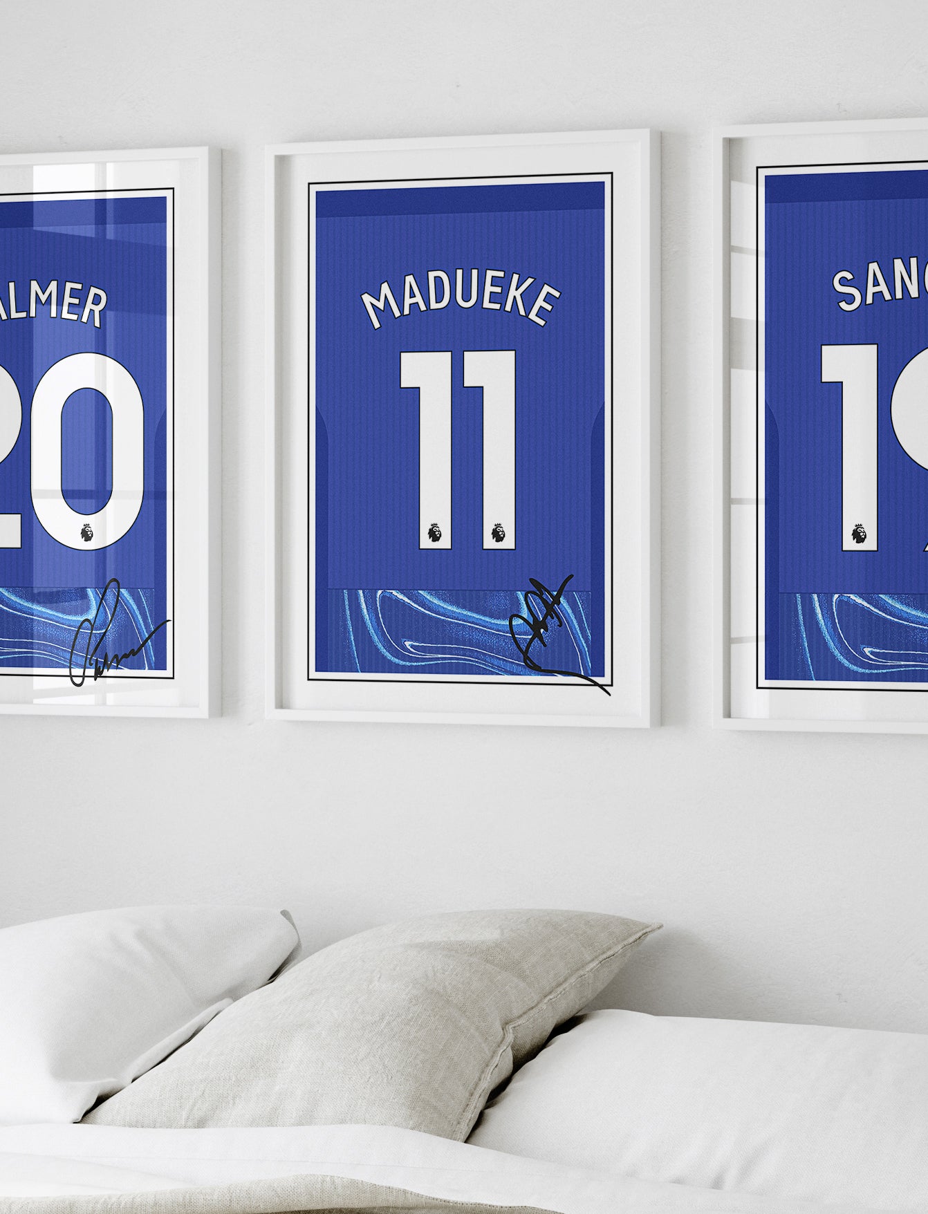 Noni Madueke 24/25 Chelsea Home Shirt Poster