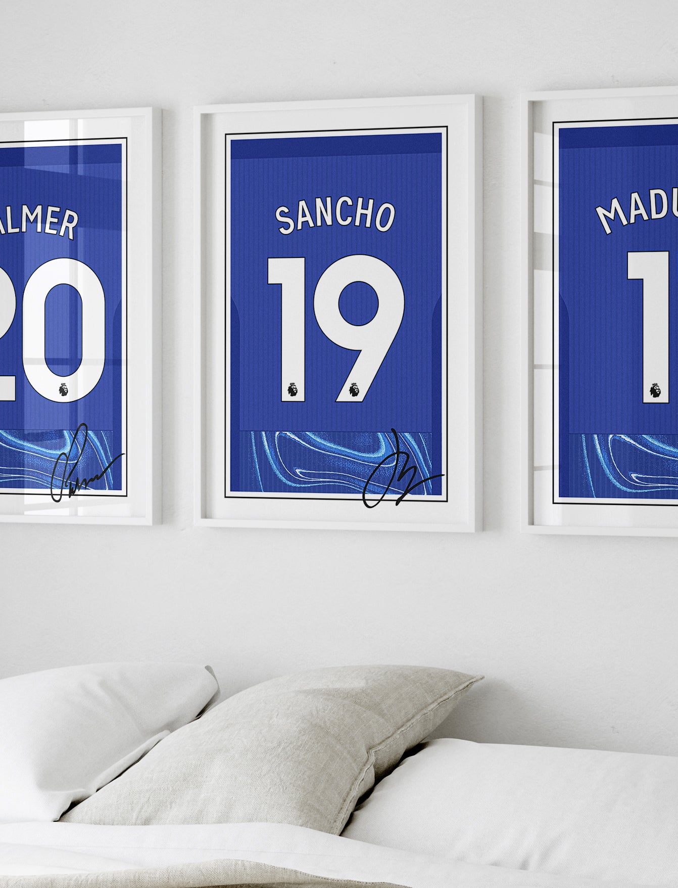 Jadon Sancho 24/25 Chelsea Home Shirt Poster