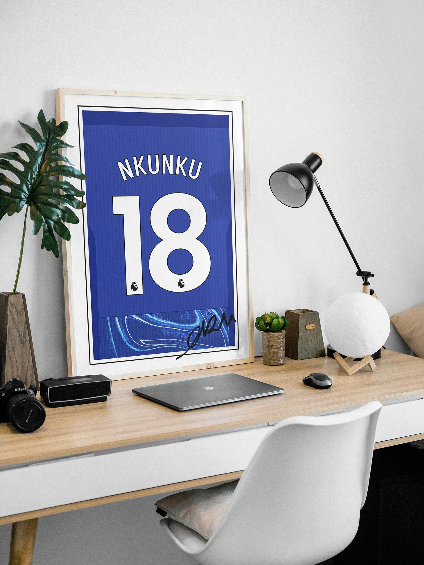 Christopher Nkunku 24/25 Chelsea Home Shirt Poster