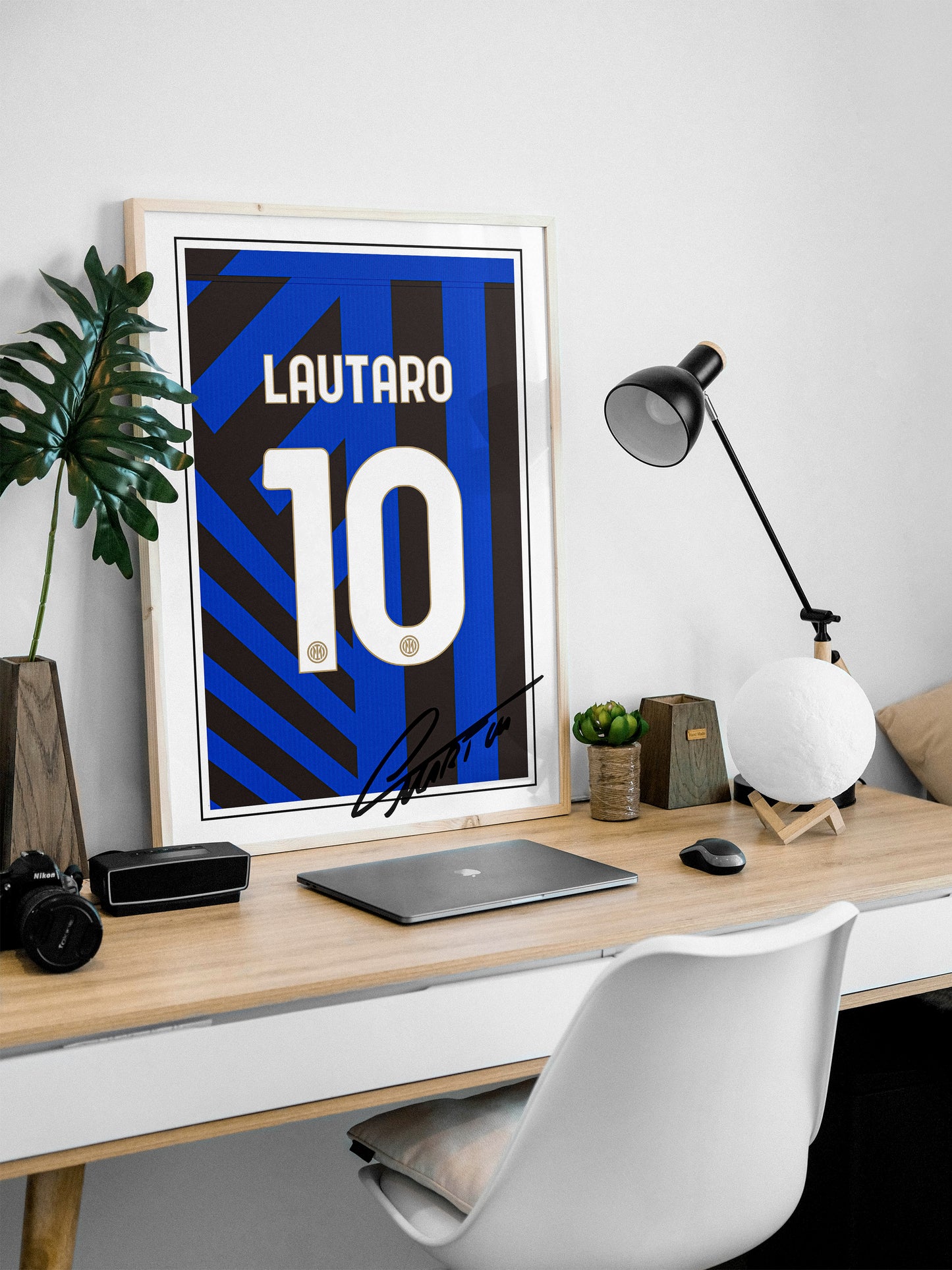 Lautaro Martinez 24/25 Inter Milan Home Shirt Poster