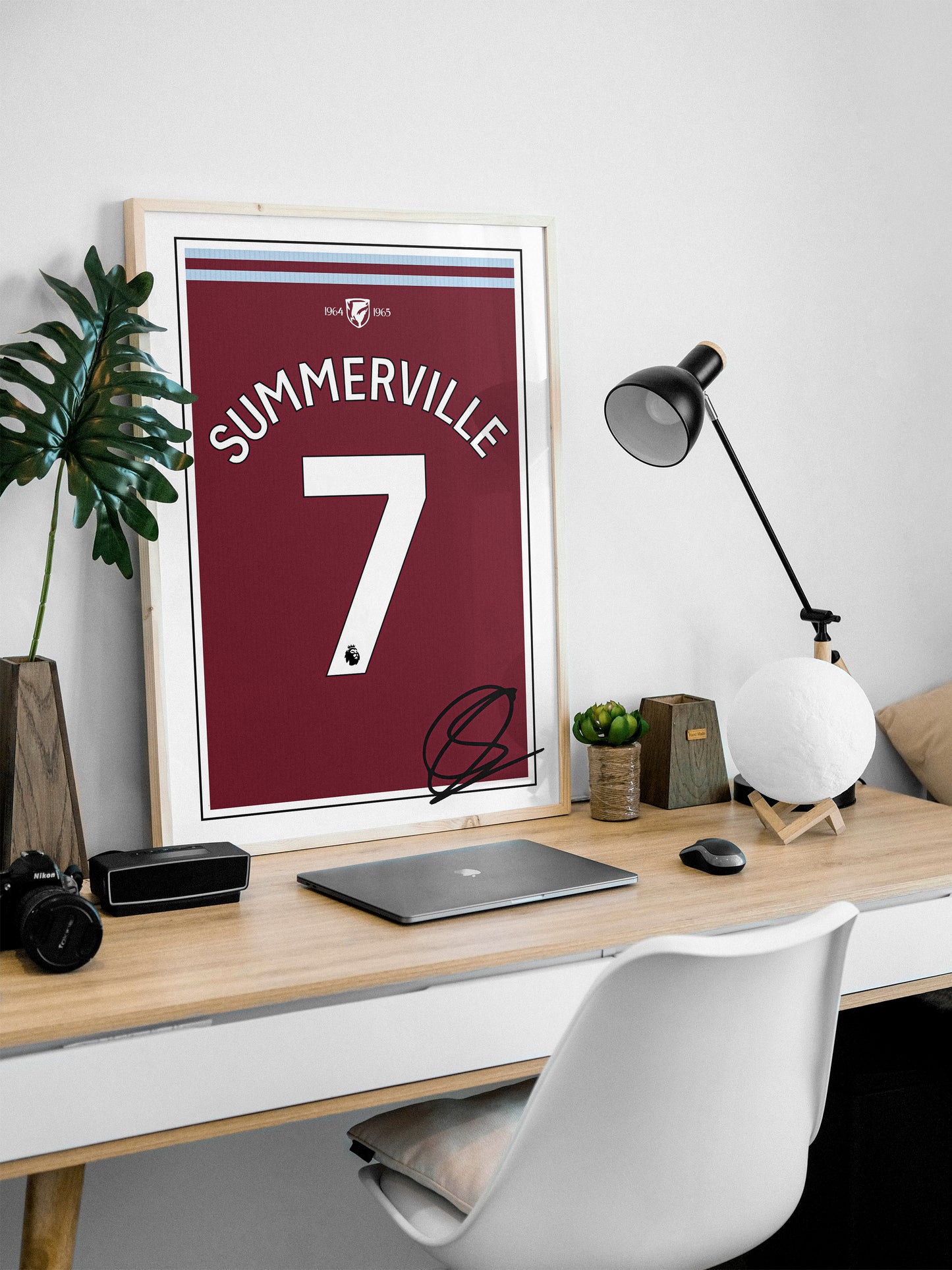 Crysencio Summerville 24/25 West Ham United Home Shirt Poster