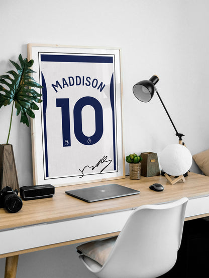 James Maddison 24/25 Spurs Home Shirt Poster