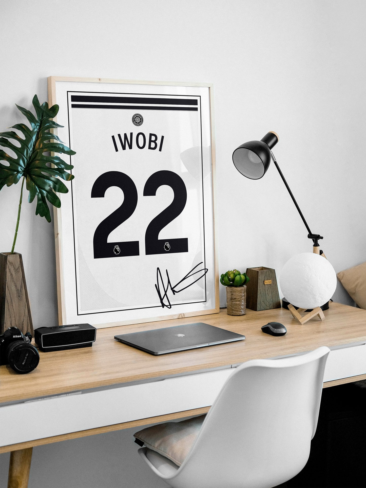 Alex Iwobi 24/25 Fulham Home Shirt Poster