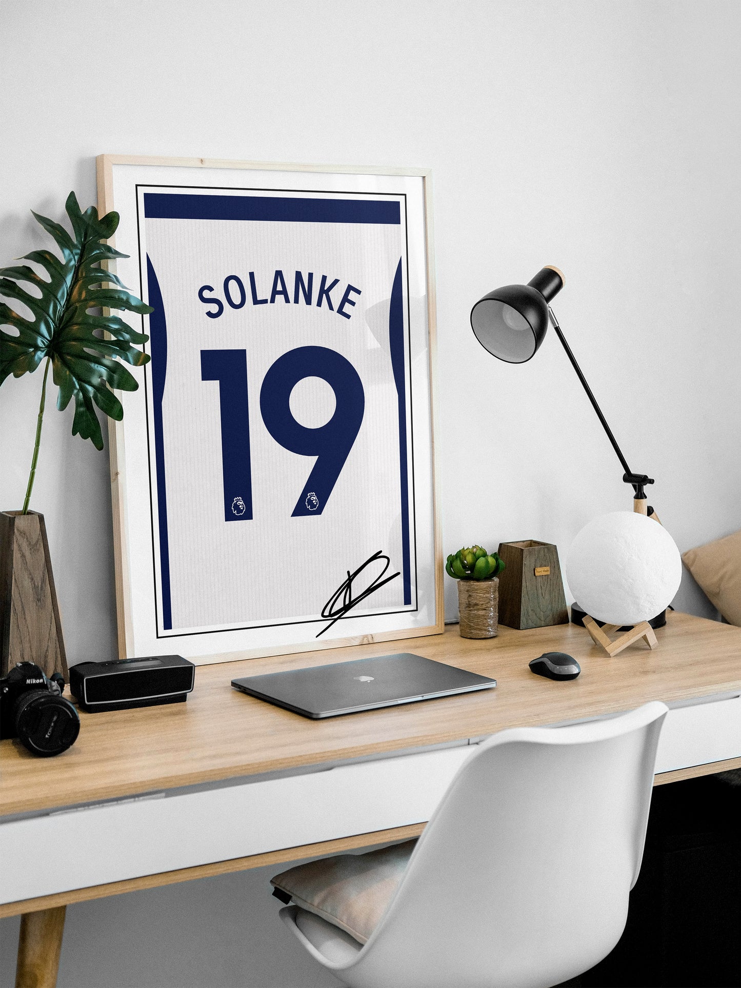 Dominic Solanke 24/25 Spurs Home Shirt Poster