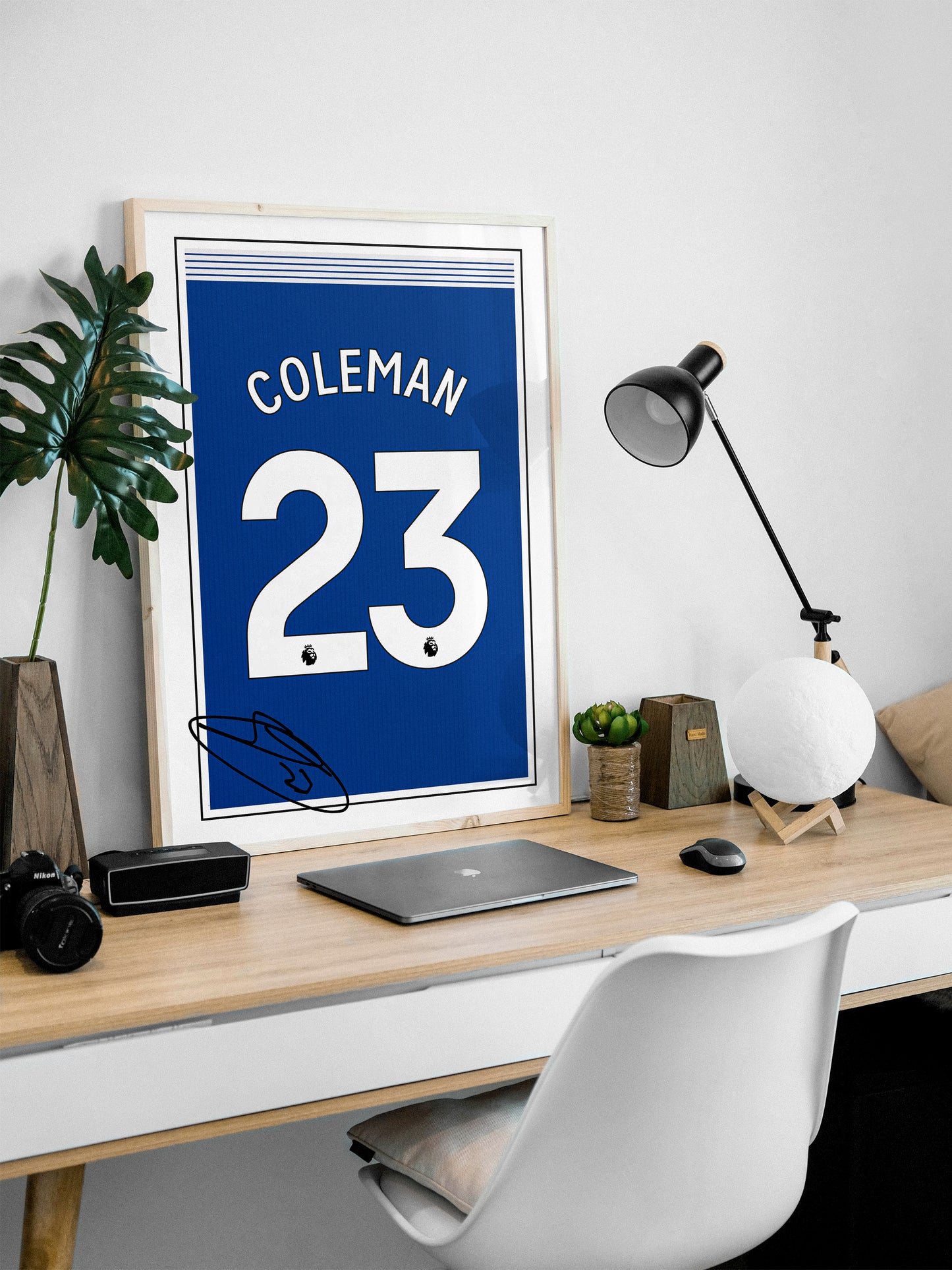 Seamus Coleman 24/25 Everton Home Shirt Poster