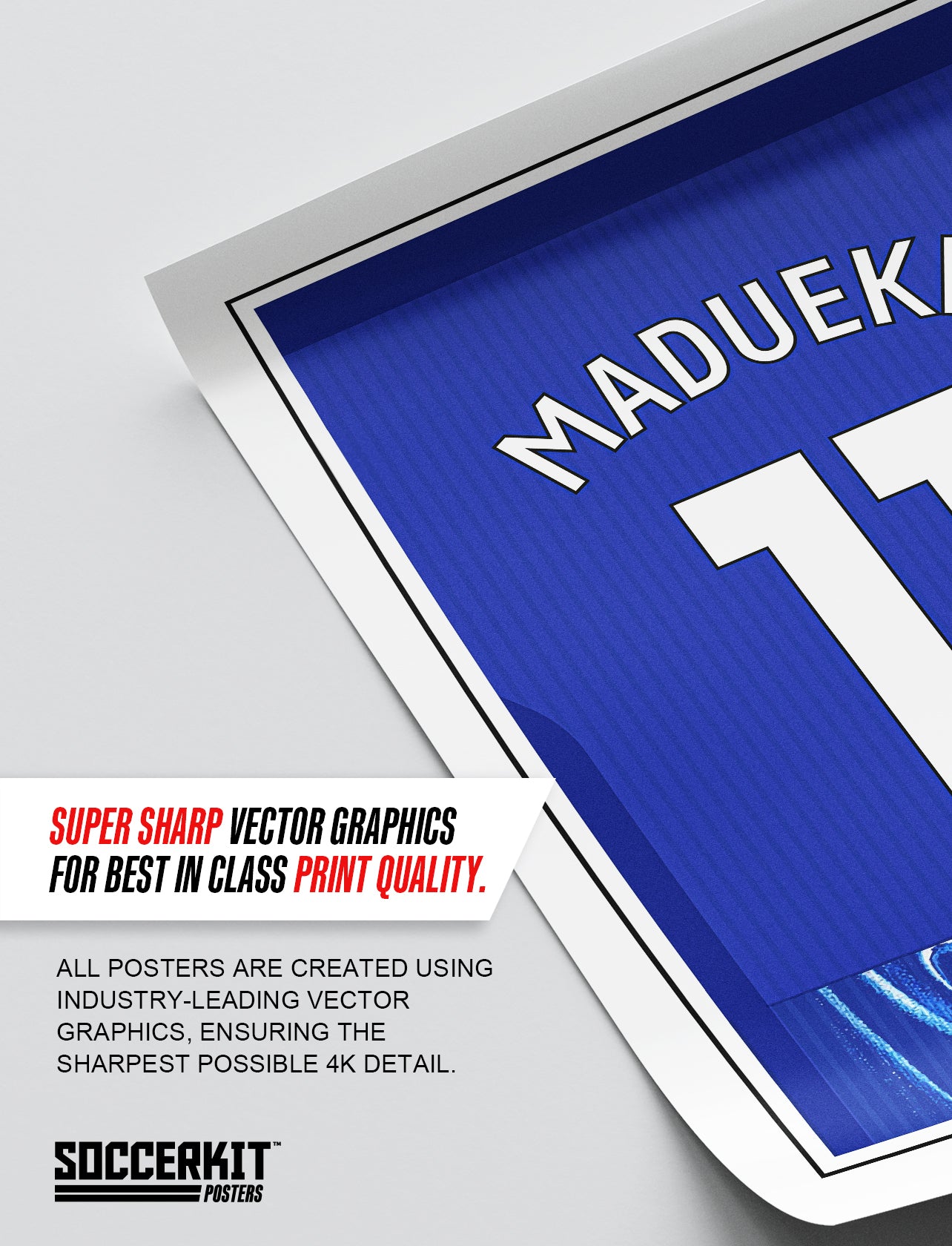 Noni Madueke 24/25 Chelsea Home Shirt Poster