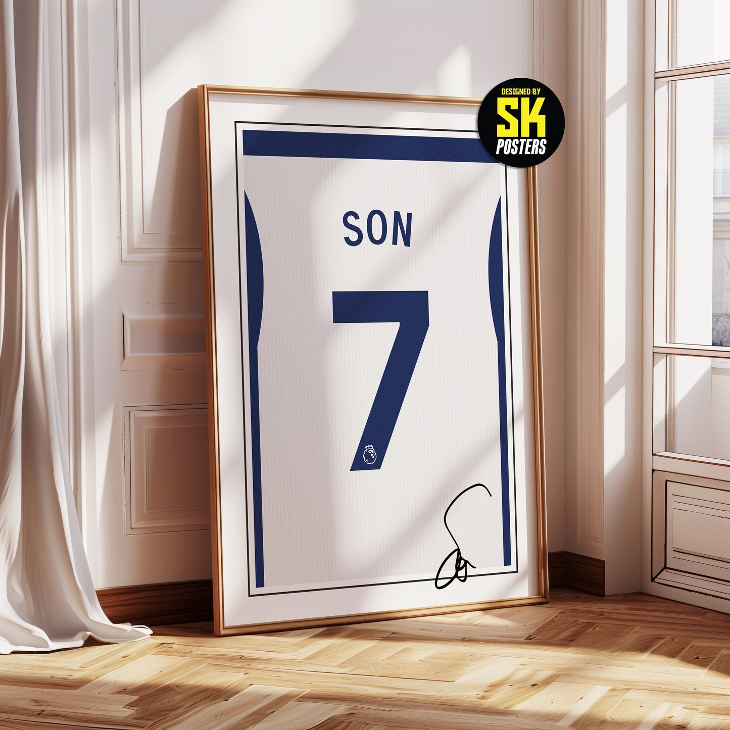 Son Heung-min 24/25 Spurs Home Shirt Poster