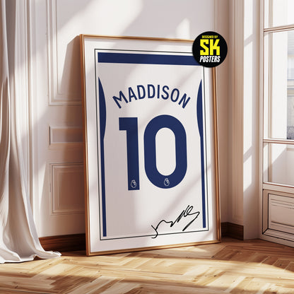 James Maddison 24/25 Spurs Home Shirt Poster