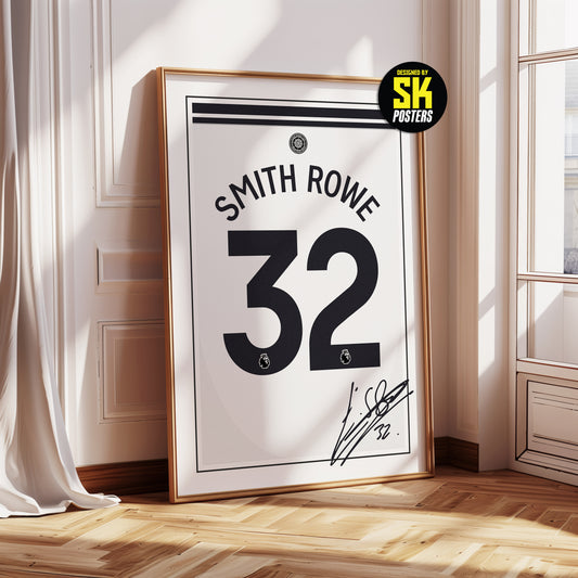 Emile Smith Rowe 24/25 Fulham Home Shirt Poster