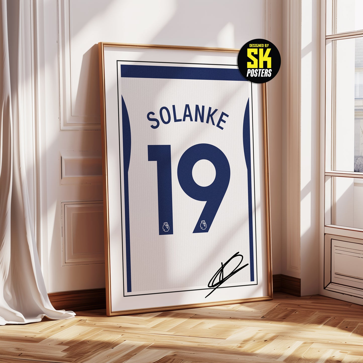 Dominic Solanke 24/25 Spurs Home Shirt Poster