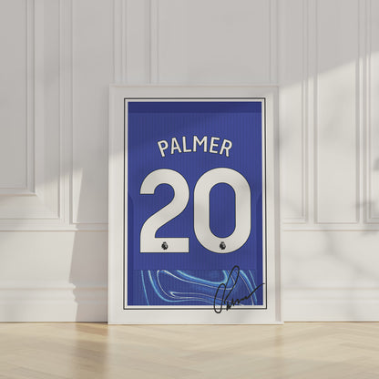 Cole Palmer 24/25 Chelsea Home Shirt Poster